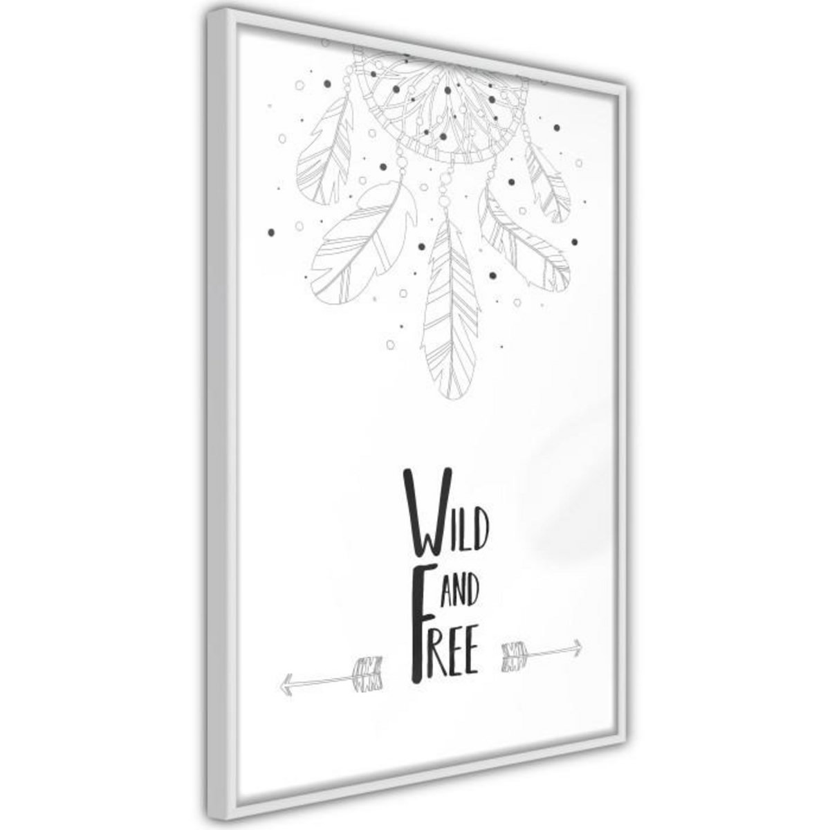 Paris Prix Affiche Murale Encadrée  Free Spirit