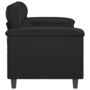 Voir la diapositive 4 : VIDAXL Canape a 2 places Noir 140 cm Similicuir