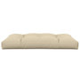 Voir la diapositive 5 : VIDAXL Coussin de palette beige 120x80x12 cm tissu