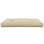 Voir la diapositive 5 : VIDAXL Coussin de palette beige 120x80x12 cm tissu