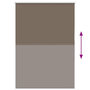 Voir la diapositive 5 : VIDAXL Store enrouleur occultant cafe 105x150cm largeur du tissu