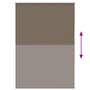 Voir la diapositive 5 : VIDAXL Store enrouleur occultant cafe 105x150cm largeur du tissu