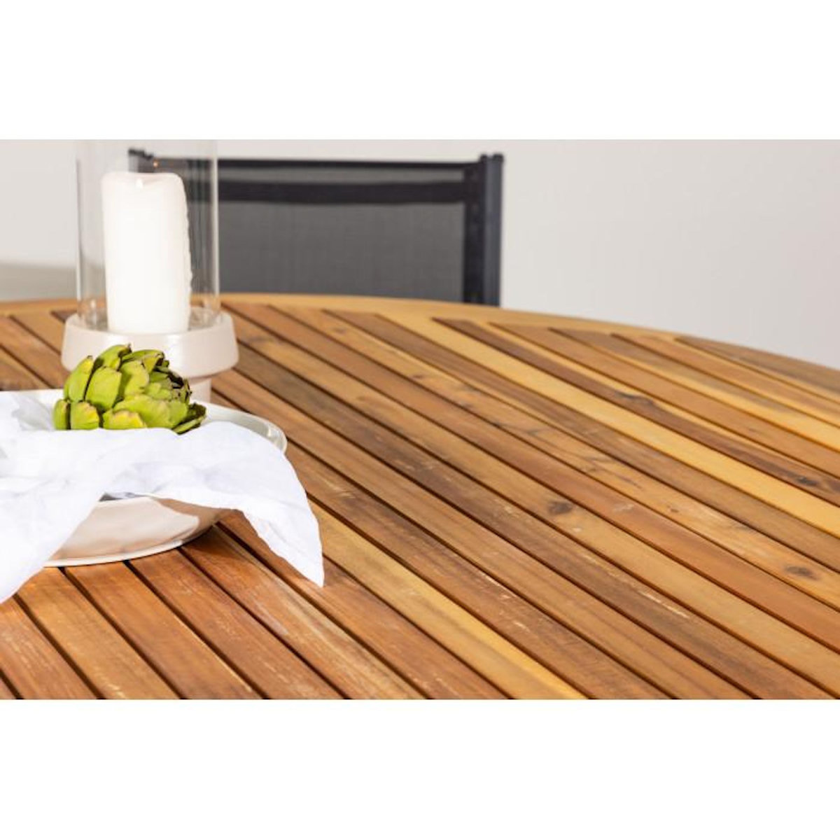 Paris Prix Ensemble Table de Jardin & 6 Chaises  Tucuman & Copacabana  150cm Naturel & Noir