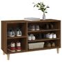 Voir la diapositive 4 : VIDAXL Armoire a chaussures Chene marron 102x36x60cm Bois d'ingenierie