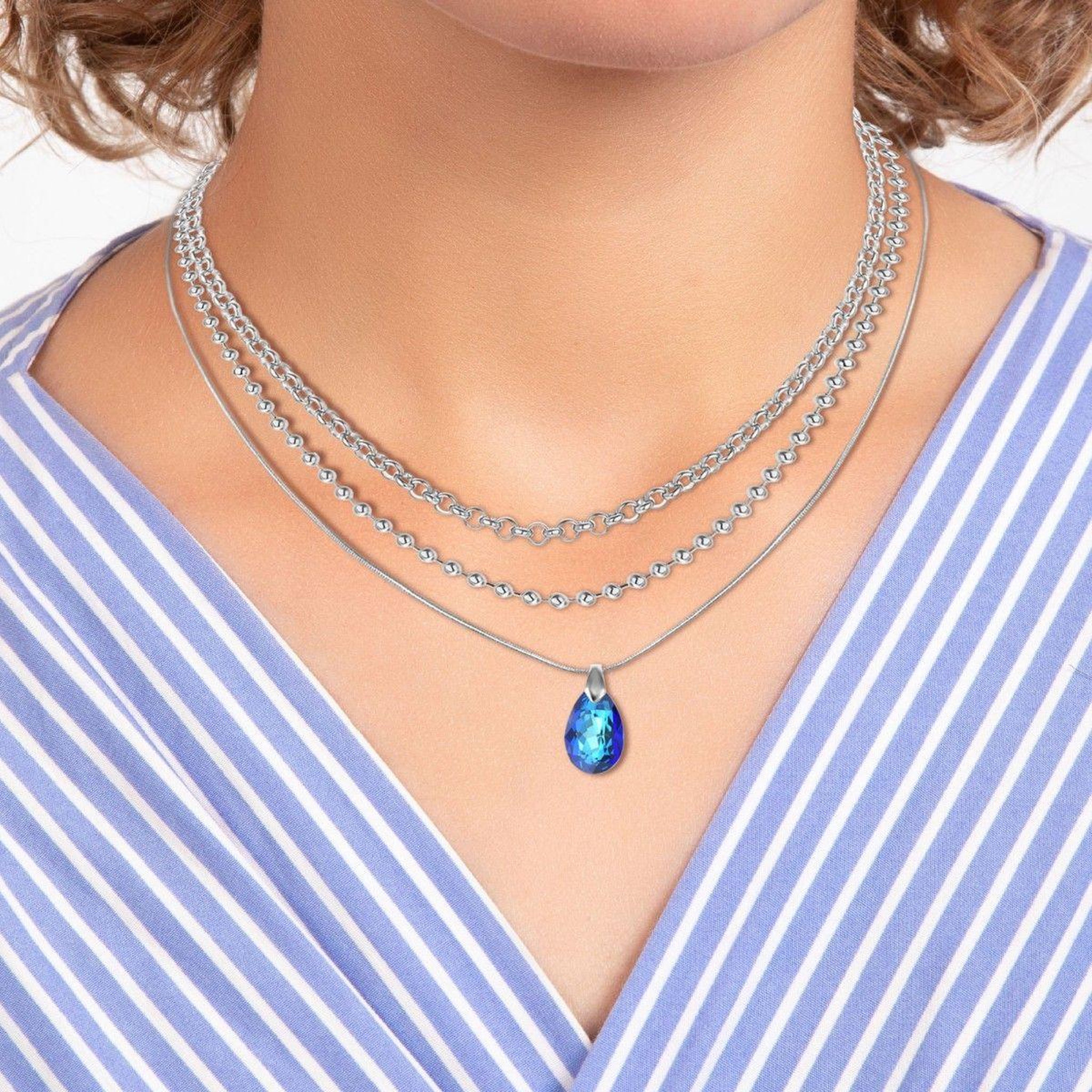 Voir la diapositive 2 : SC CRYSTAL Set de 3 colliers par SC Crystal®