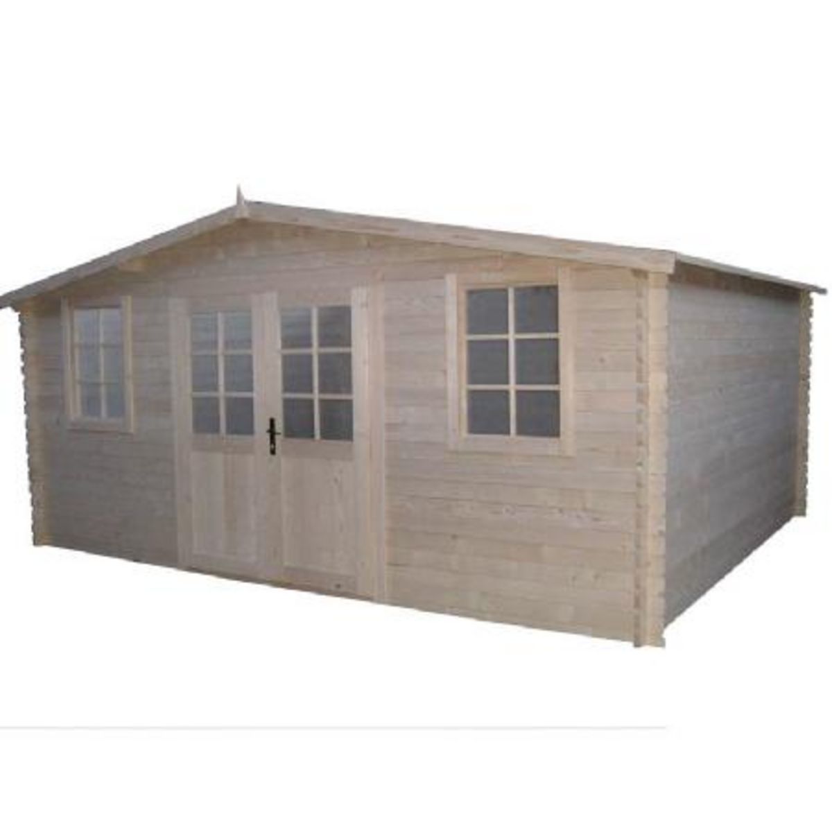 Abri de jardin bois 17 74m²