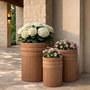Voir la diapositive 6 : Paris Prix Lot de 3 Cache-Pots  Colombia  50cm Rouge