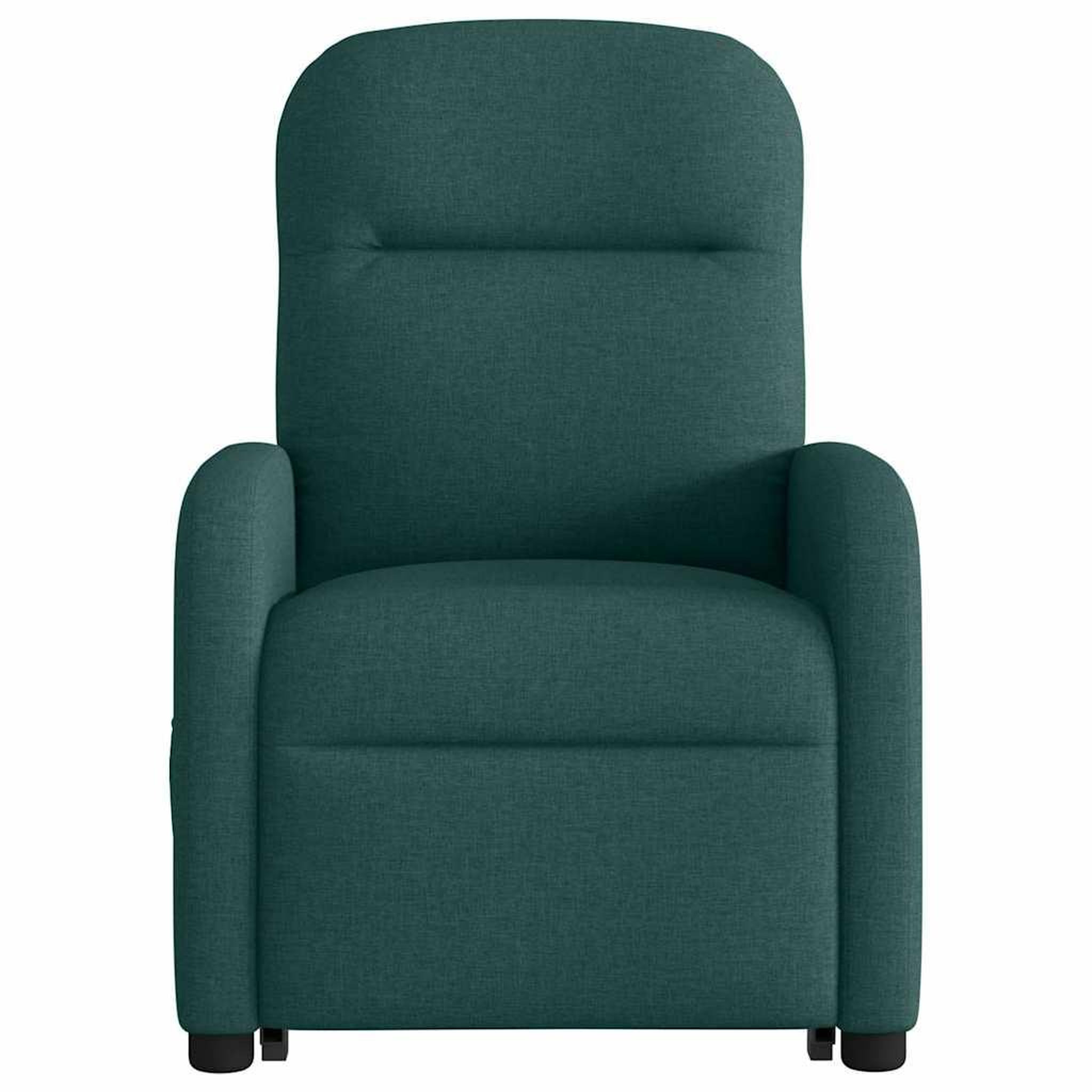Voir la diapositive 5 : VIDAXL Fauteuil inclinable de massage electrique Vert fonce Tissu