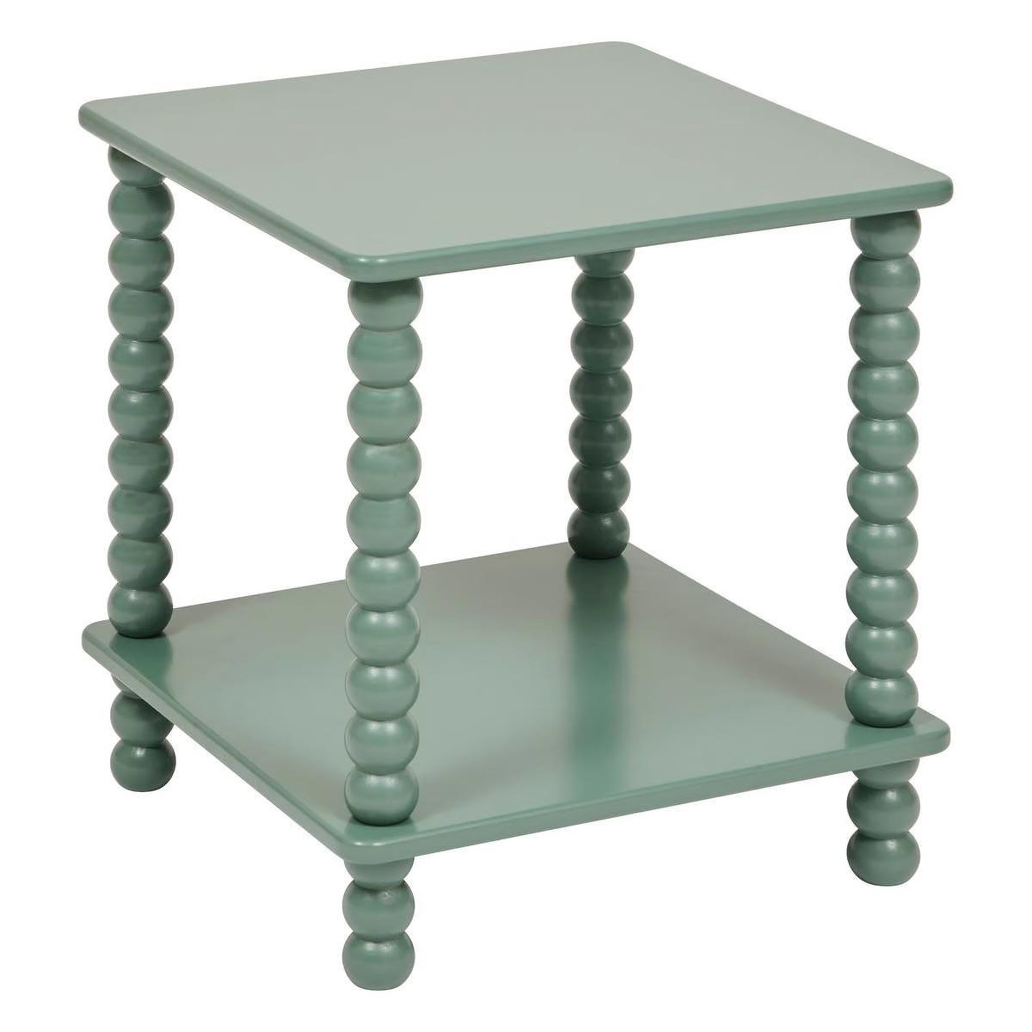 ATMOSPHERA Table d'Appoint Avec Étagère  Chamlo  45cm Vert Olive