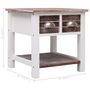 Voir la diapositive 6 : VIDAXL Table d'appoint Marron 40x40x40 cm Bois de Paulownia