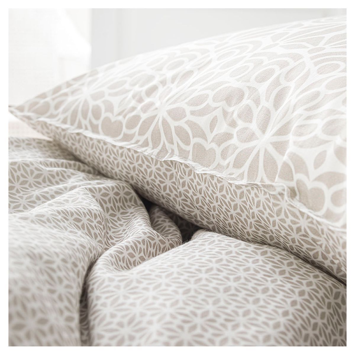 TODAY Parure housse de couette en coton 57 fils MAYA