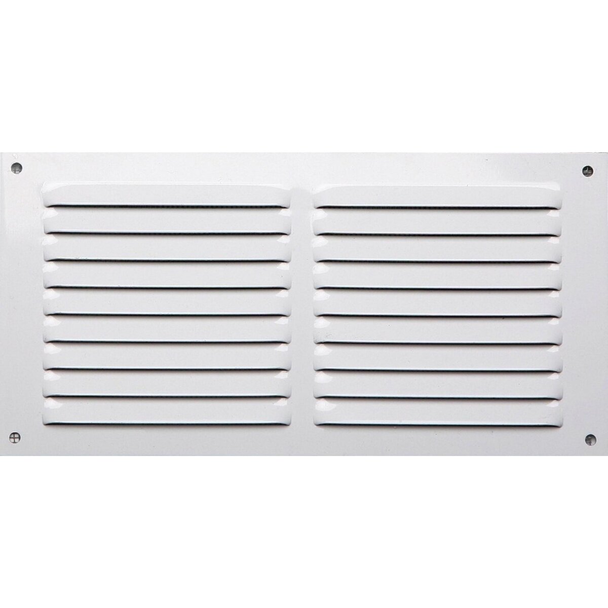 CENTRALE BRICO Grille d'aération aluminium laqué, L.15 x l.30 cm