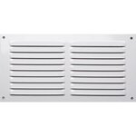 CENTRALE BRICO Grille d'aération aluminium laqué, L.15 x l.30 cm