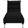 Voir la diapositive 4 : VIDAXL Chaise longue de massage avec coussins noir tissu