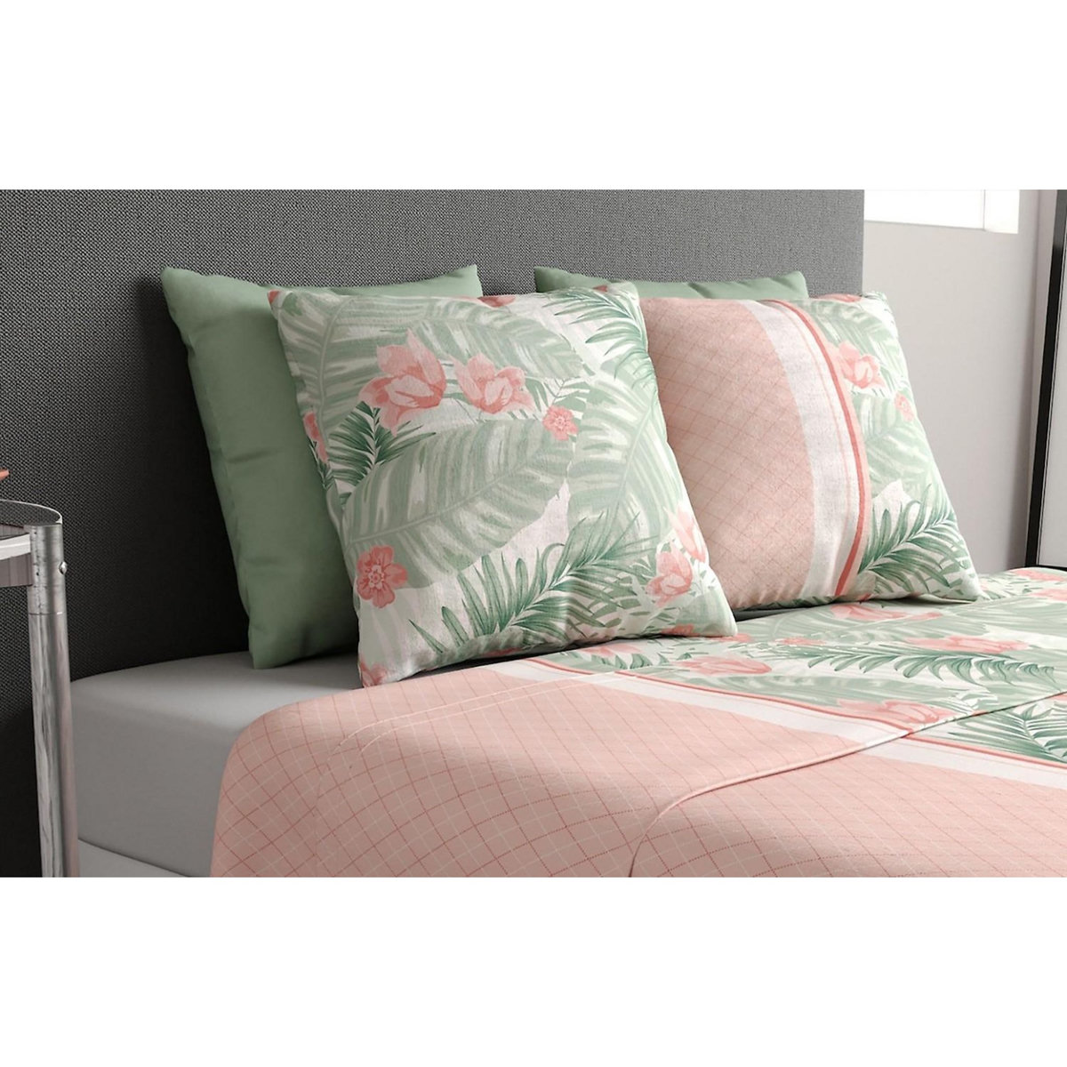 ATELIER DU COTON Parure de drap 100% coton 57fils bora