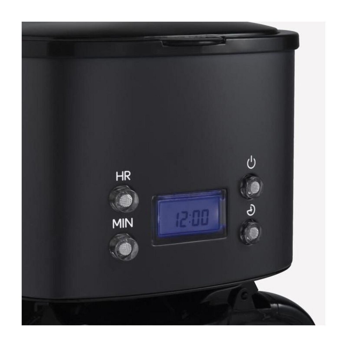 HKOENIG Cafetiere programmable - HKoeNIG - MG32 - 1,5 L (12 tasses) - 1000 W - Ecran LCD - Maintien au chaud - Noir et acier inoxydable