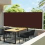 Voir la diapositive 1 : VIDAXL Auvent lateral retractable de patio 600x160 cm marron