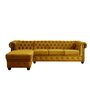 Voir la diapositive 5 : LISA DESIGN William - canapé chesterfield d'angle gauche - 4 places - en velours
