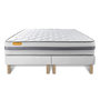Voir la diapositive 5 : SEPTNUITS Matelas + double sommiers Memo Spring Ressorts ensachés 3 zones de confort MAXI épaisseur