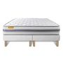 Voir la diapositive 5 : SEPTNUITS Matelas + double sommiers Memo Spring Ressorts ensachés 3 zones de confort MAXI épaisseur