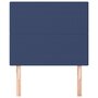 Voir la diapositive 3 : VIDAXL Tetes de lit 2 pcs Bleu 80x5x78/88 cm Tissu