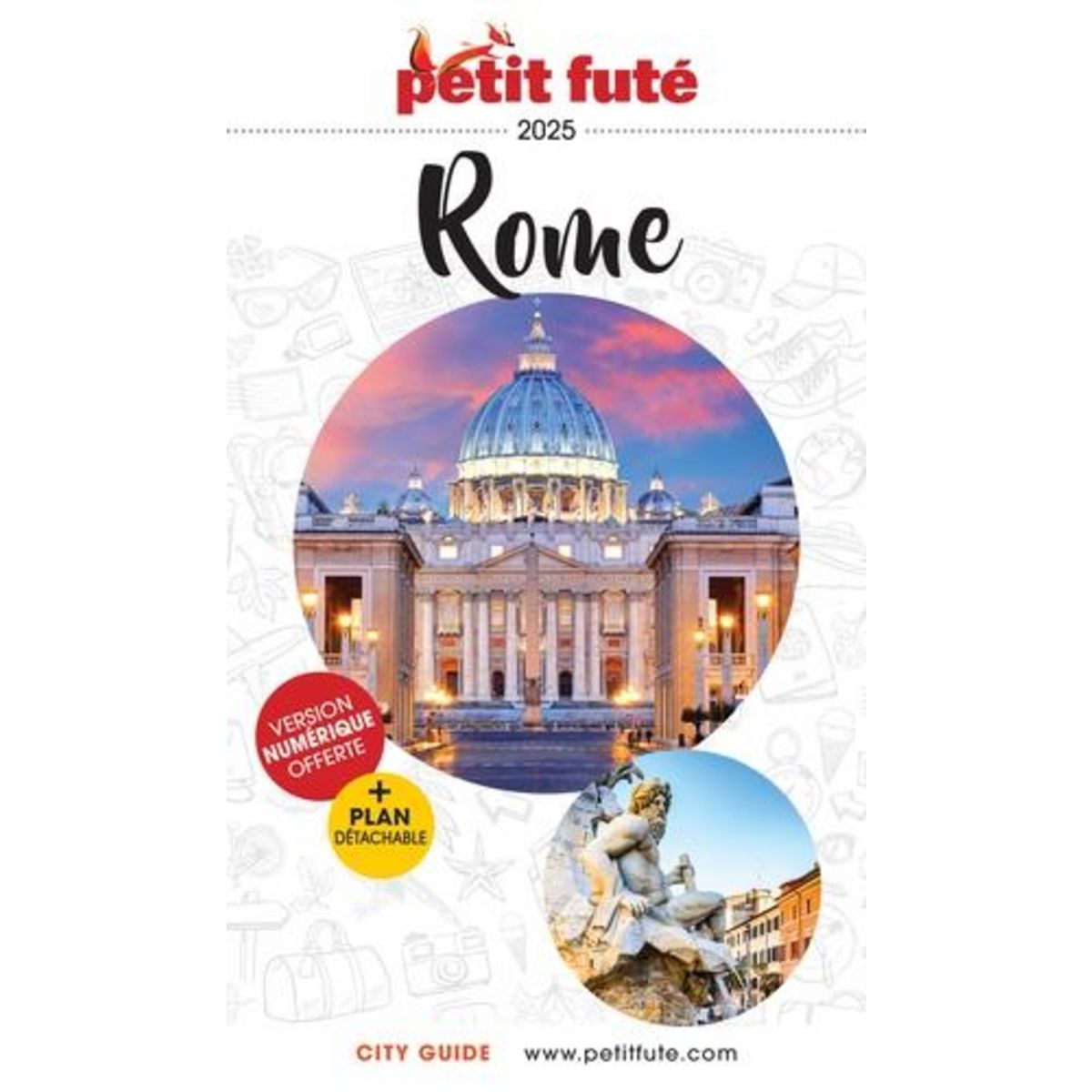 ROME. EDITION 2025. AVEC 1 PLAN DETACHABLE, Petit Futé