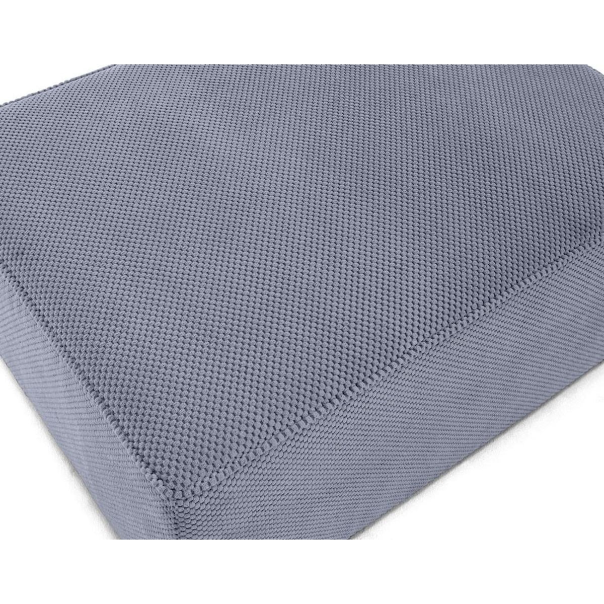 BEST MOBILIER Topaze - pouf - en velours texturé