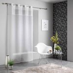 Paris Prix Rideau Voilage  Starlight  140x240cm Blanc