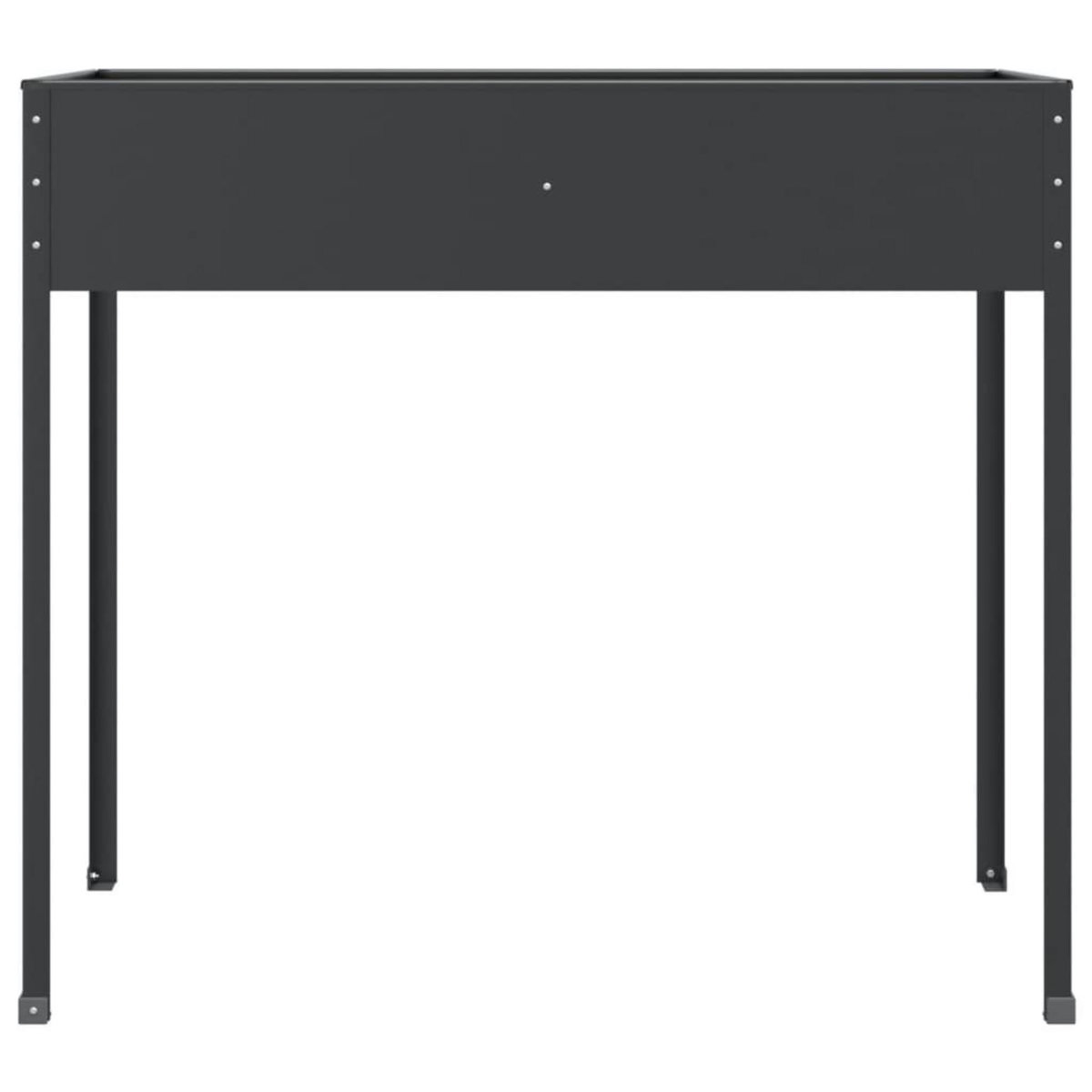 VIDAXL Jardiniere Anthracite 100,5x40,5x90 cm Acier galvanise