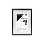 Voir la diapositive 1 : CEANOTHE Cadre Ceanothe CADRE 30X40 OUV 20X30 MILAN NOIR