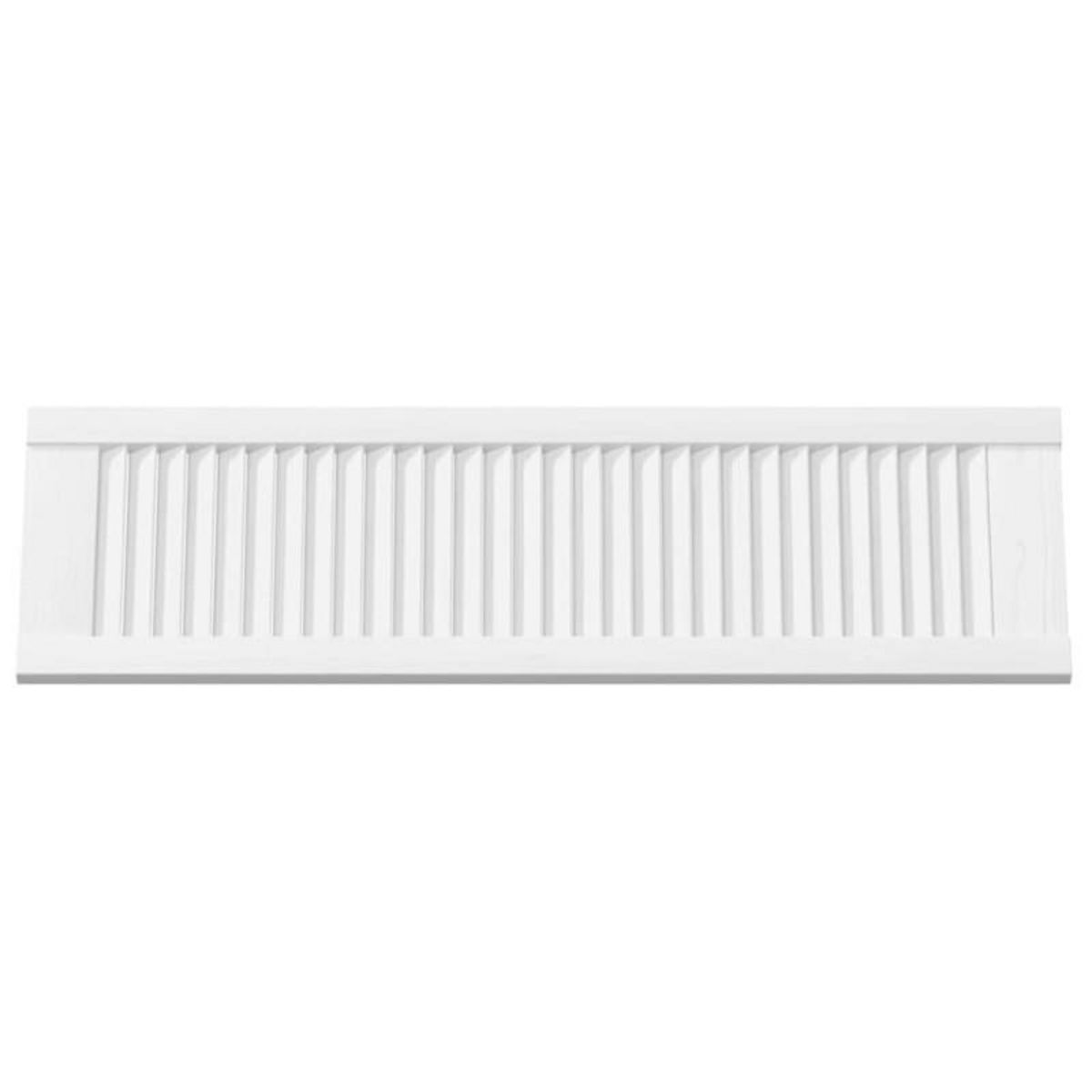 VIDAXL Porte d armoire à persiennes blanc 99x29,5 cm