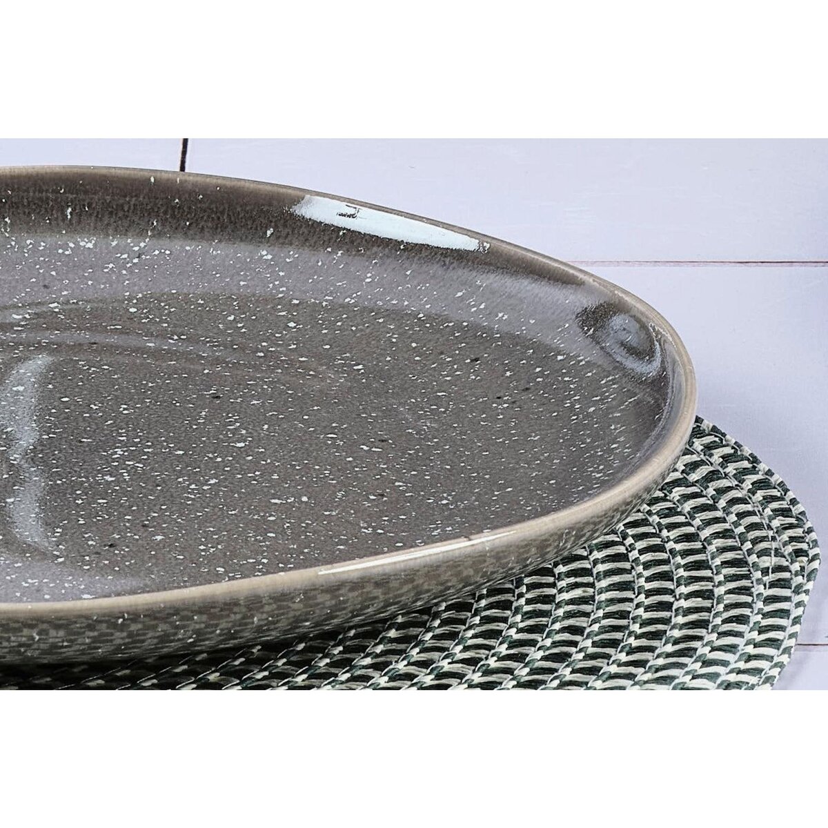 BJORN Assiette STELLAR Ø27cm - 6 pièces - Gris béton