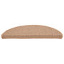 Voir la diapositive 4 : VIDAXL Tapis de marches d'escalier 15 pcs Marron fonce 56x17x3 cm