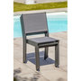 Voir la diapositive 3 : Paris Prix Lot de 2 Chaises de Jardin Empilables  Tolede  87cm Gris Anthracite