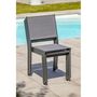 Voir la diapositive 3 : Paris Prix Lot de 2 Chaises de Jardin Empilables  Tolede  87cm Gris Anthracite
