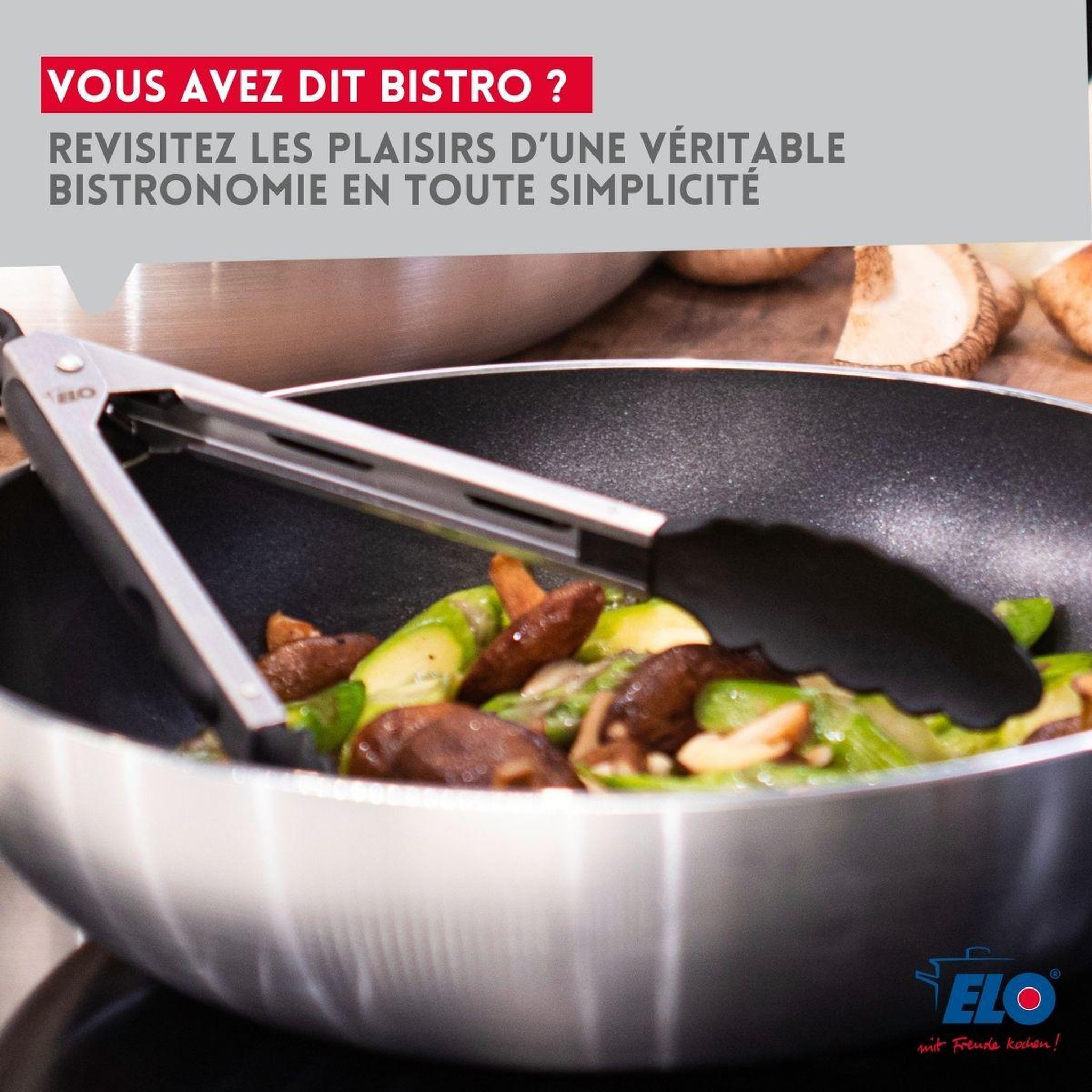 Voir la diapositive 6 : ELO Lot de 3 poêles 24/28/32 cm elo bistro line et 3 faitouts 12/14/20 cm