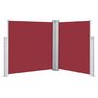 Voir la diapositive 4 : VIDAXL Auvent lateral retractable Rouge 160 x 600 cm