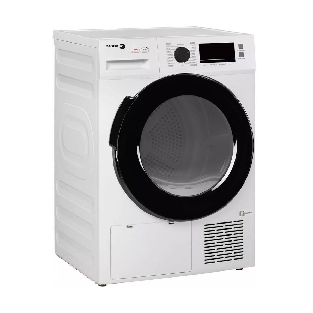 Fagor Sèche-linge pompe à chaleur 60cm 8kg blanc - FSLP08A2_1