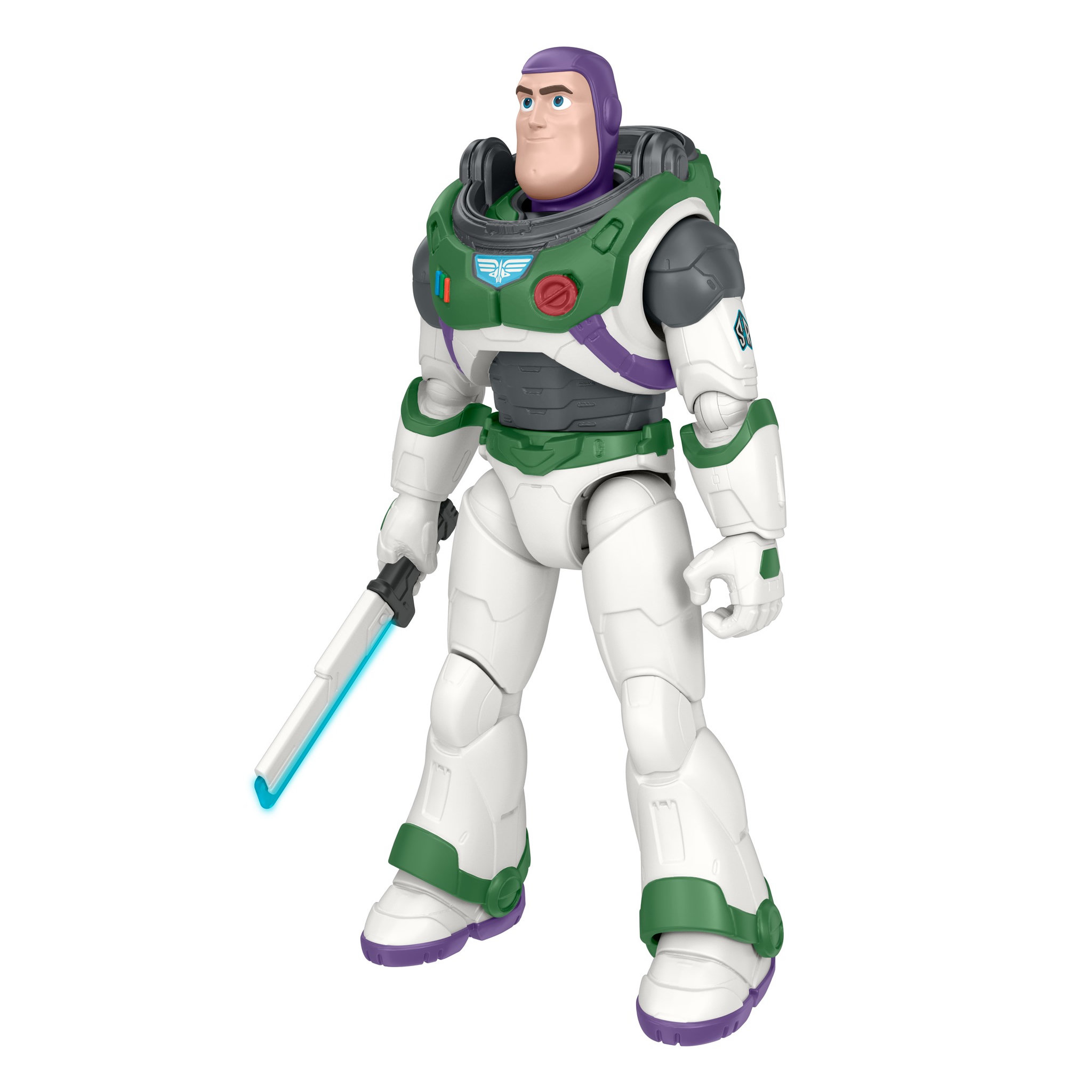 Voir la diapositive 2 : MATTEL Figurine Buzz l'Éclair Épée lazer Disney Pixar