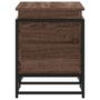 Voir la diapositive 5 : VIDAXL Boîte de rangement avec couvercle chene marron bois ingenierie