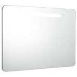 VIDAXL Armoire de salle de bain a miroir LED 80x9,5x55 cm