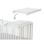 Voir la diapositive 3 : AT4 Grand plan à langer en bois amovible avec matelas ESSENTIEL