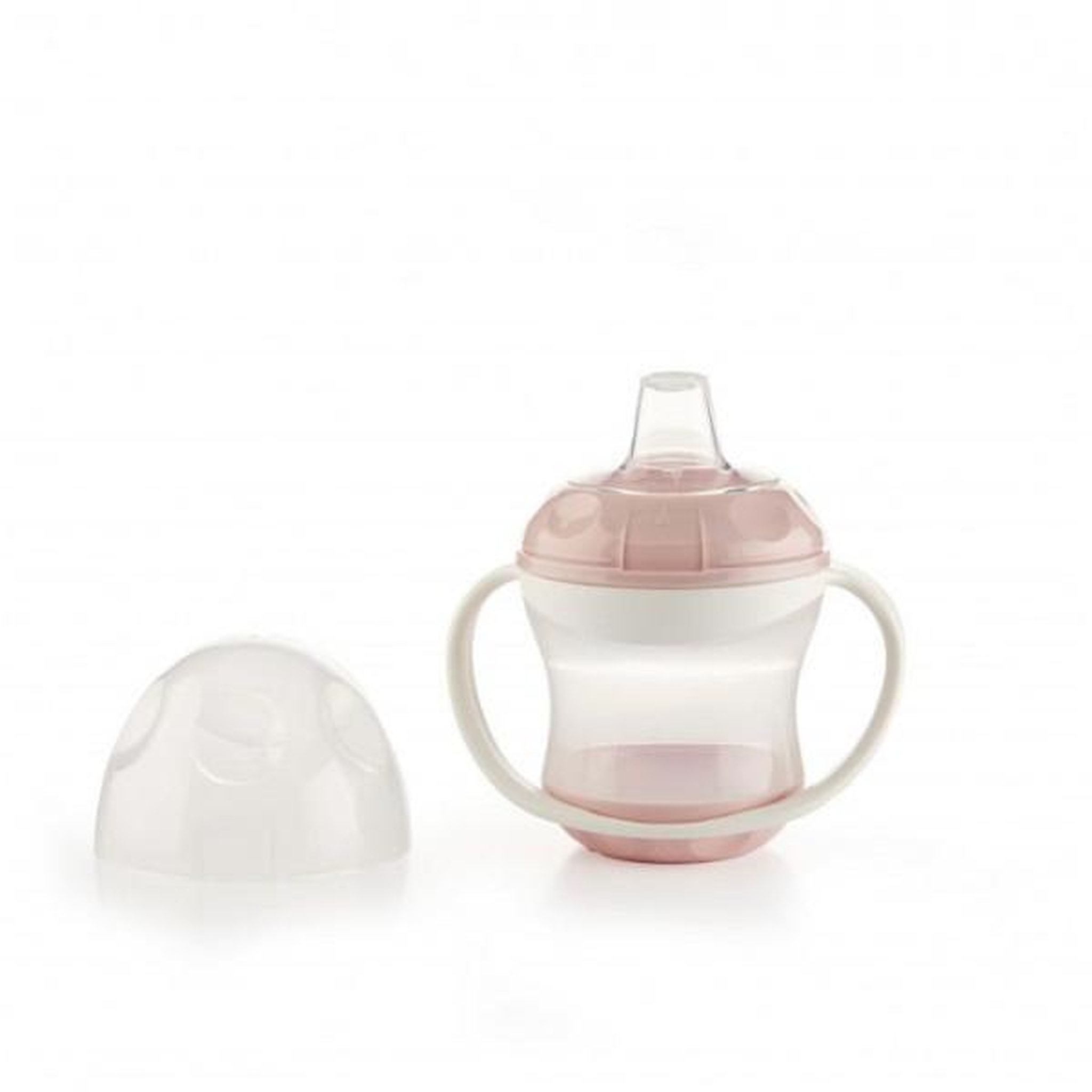 Voir la diapositive 2 : THERMOBABY THERMOBABY Tasse anti-fuites + couv - Rose poudré