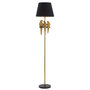 Voir la diapositive 1 : Paris Prix Lampadaire Design  Perroquets  164cm Or & Noir