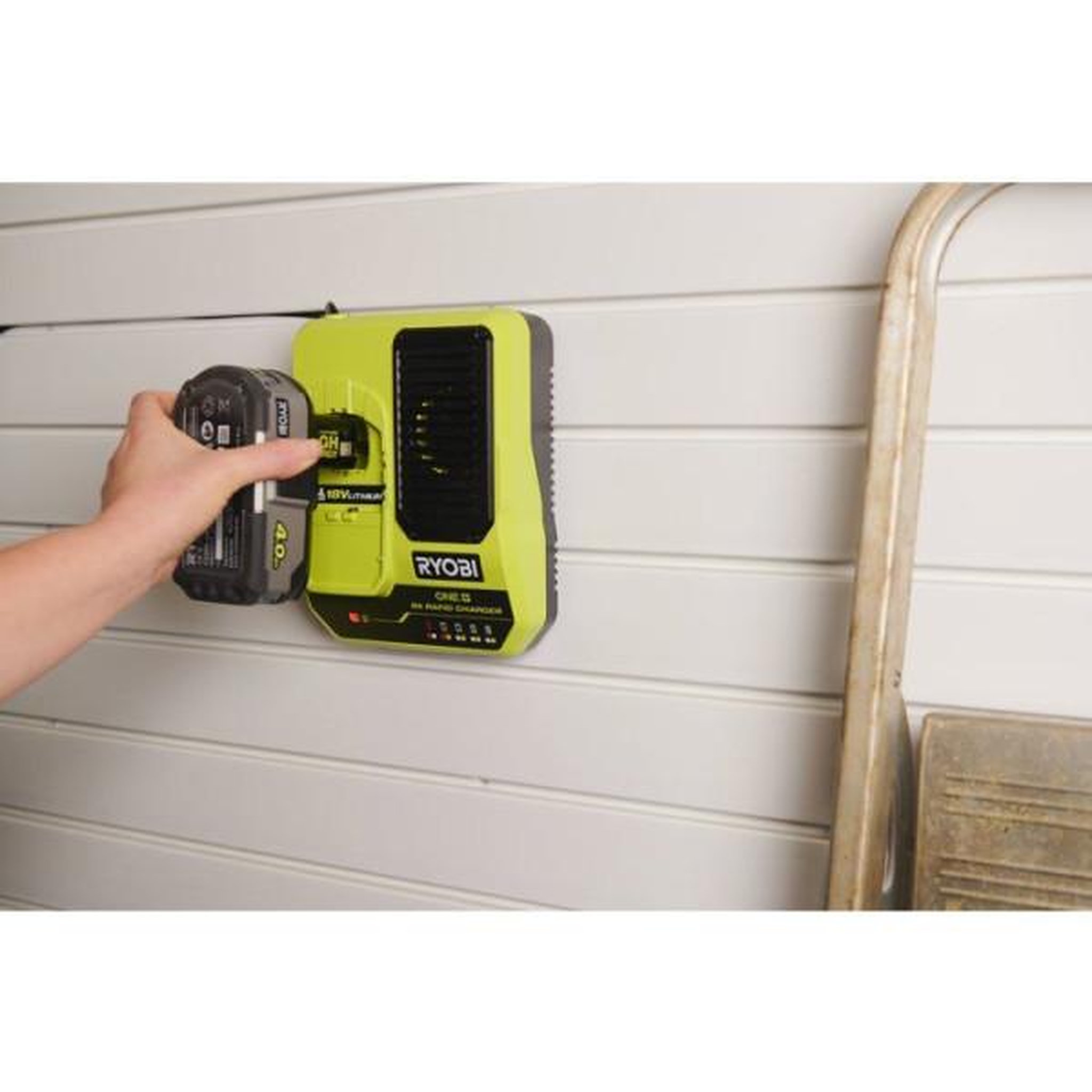 Voir la diapositive 5 : Ryobi Ryobi chargeur rapide 18v one+ recharge batterie 8ah en 1h - sans batterie - rc18180