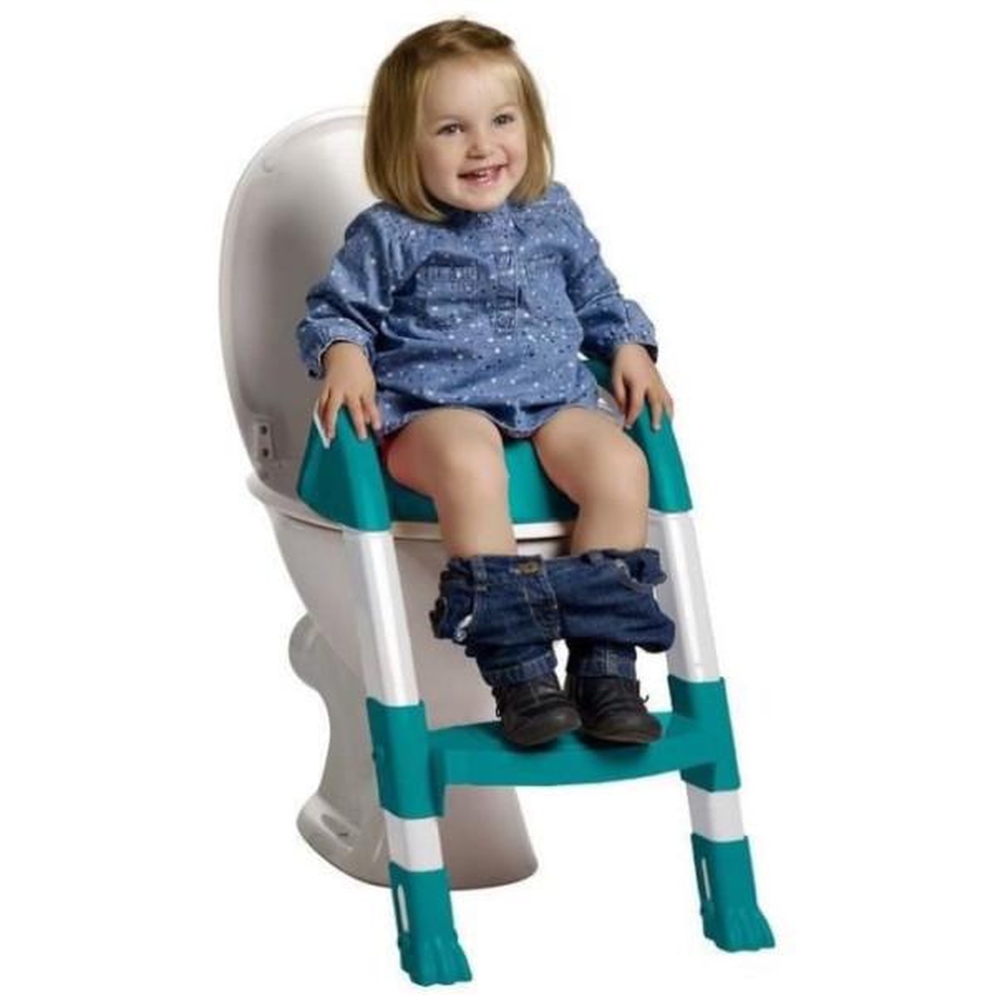 Voir la diapositive 4 : THERMOBABY THERMOBABY Reducteur de wc kiddyloo - Vert emeraude
