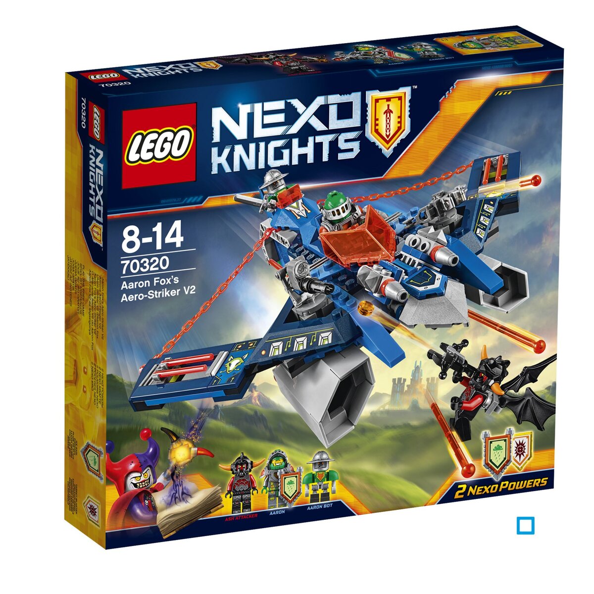 LEGO Nexo Knights 70320 - L'Aero Striker V2 d'Aaron Fox