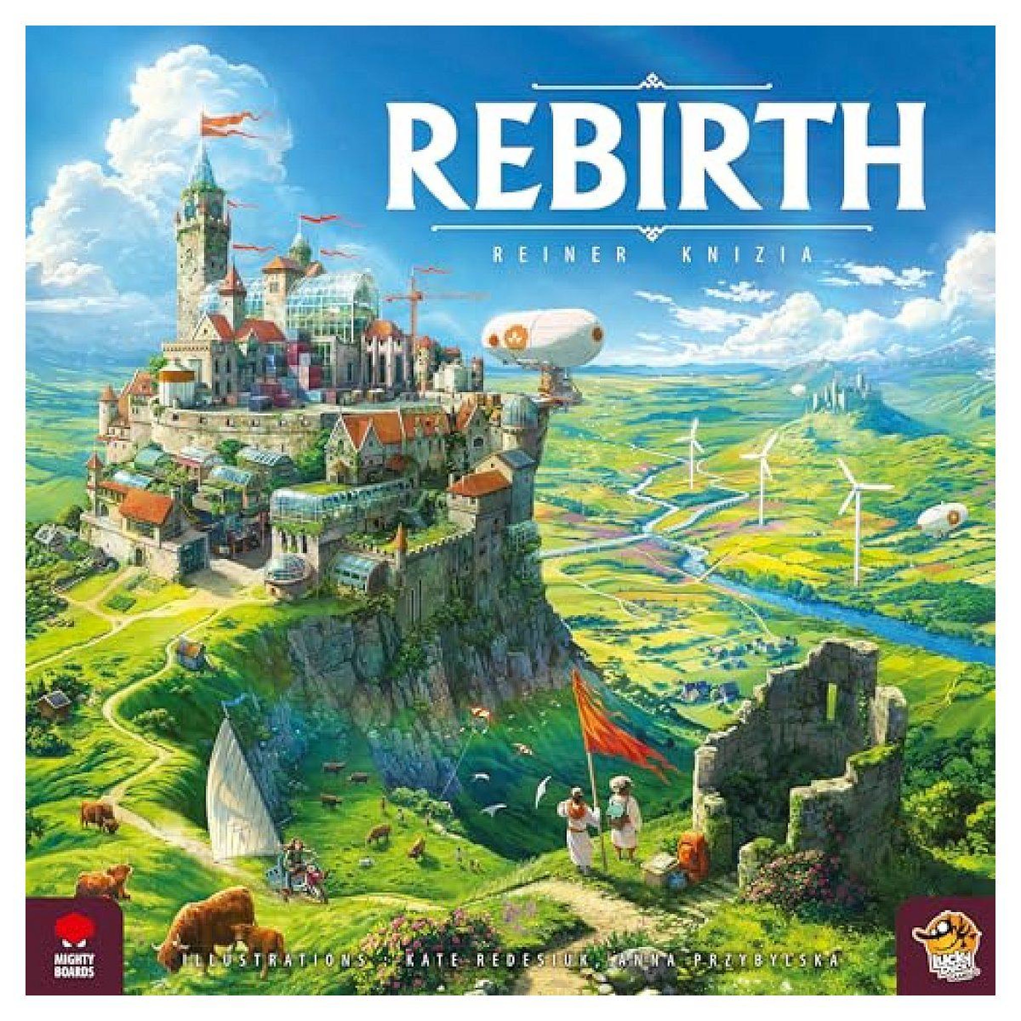 LUCKY DUCK GAMES Rebirth - jeu de tuiles strategique