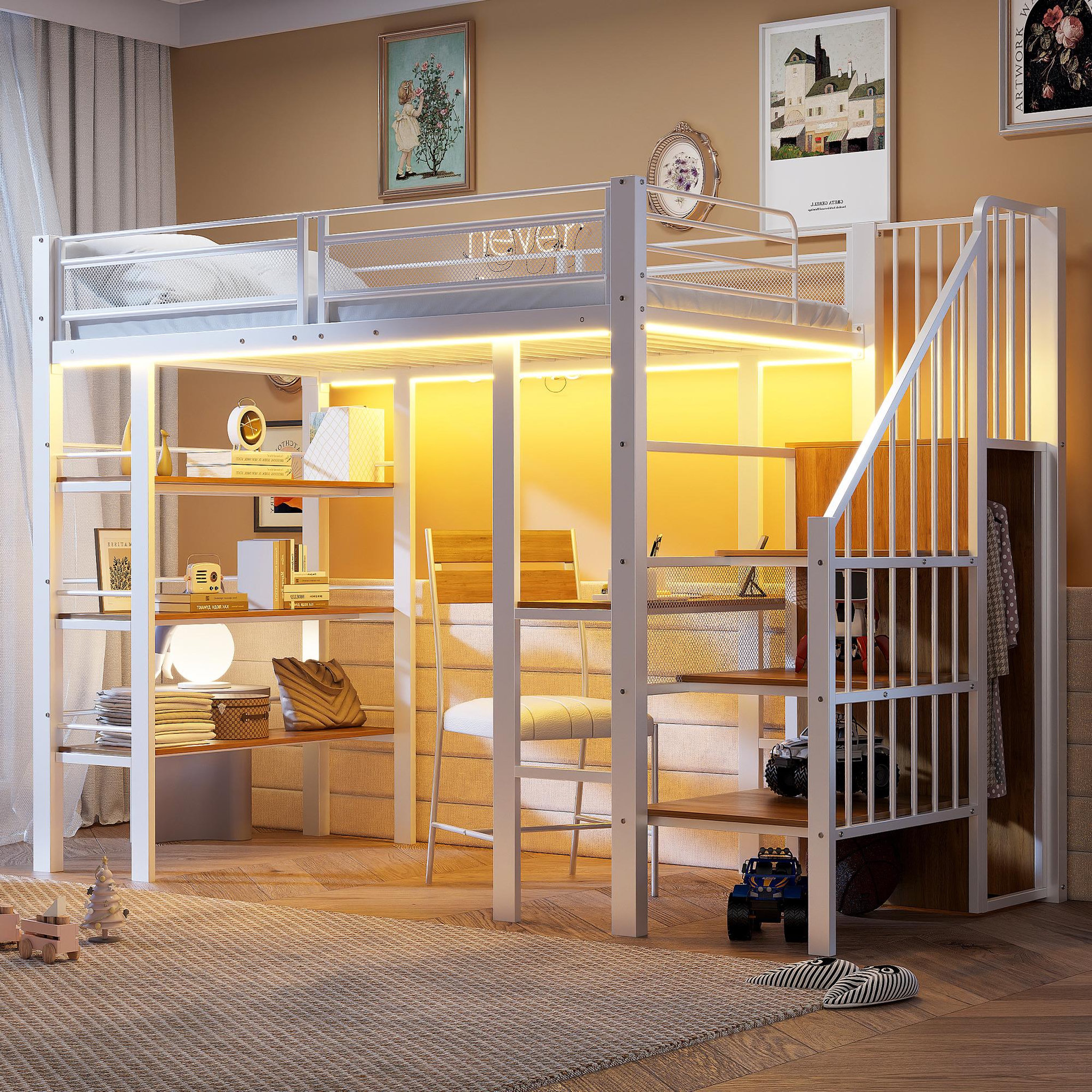 Voir la diapositive 4 : MERAX Lit mezzanine