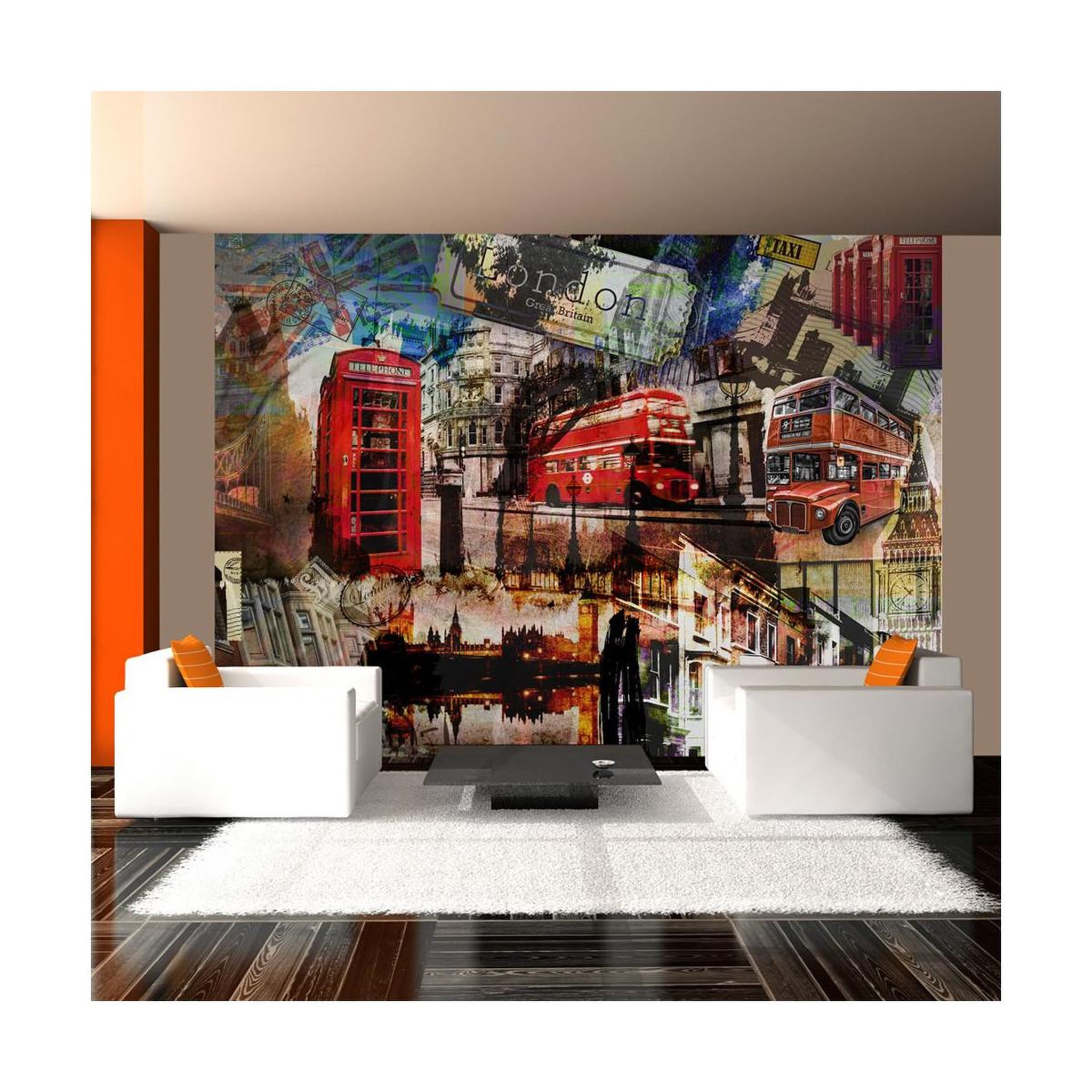 Voir la diapositive 1 : Paris Prix Papier peint  collage londres